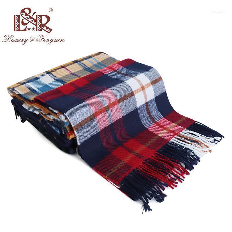 

Scarves 2021 Autumn Winter Cashmere Children Scarf Classic Plaid Kid Foulard Girl Wool Shawls Women Sjaal Bufandas Hombre1