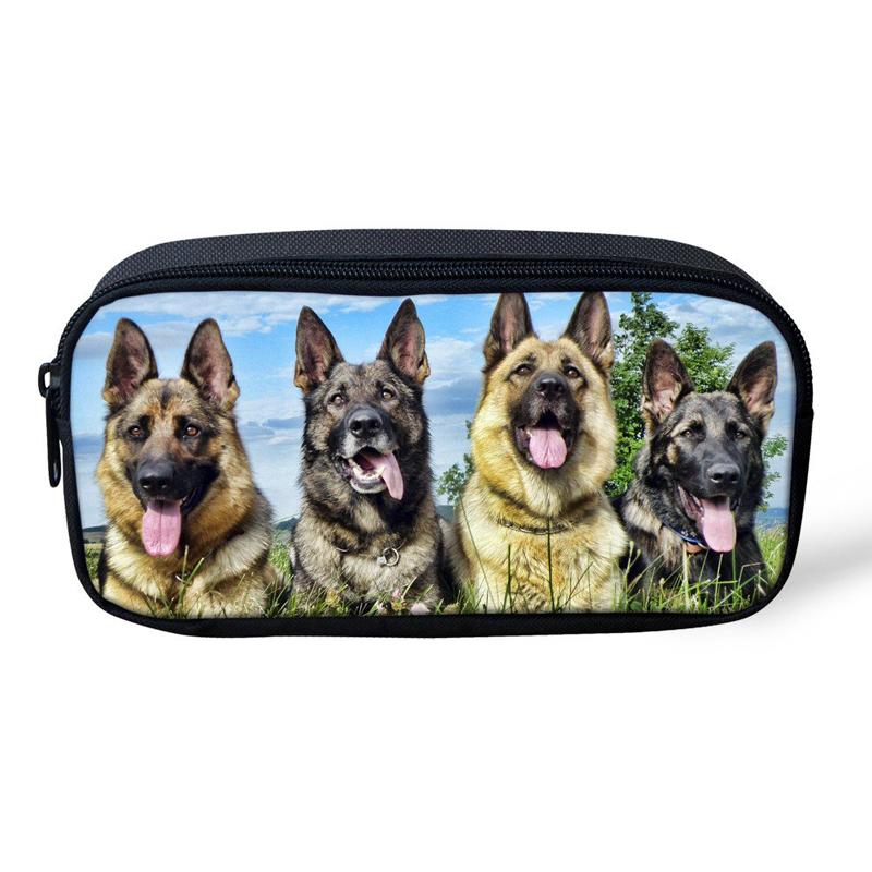 

Cute Dog 3D Pattern Pencil Case School Student Boy Stationery Box Pen Bags Makeup Brush Storage Bag Travel Cosmetic & Cases