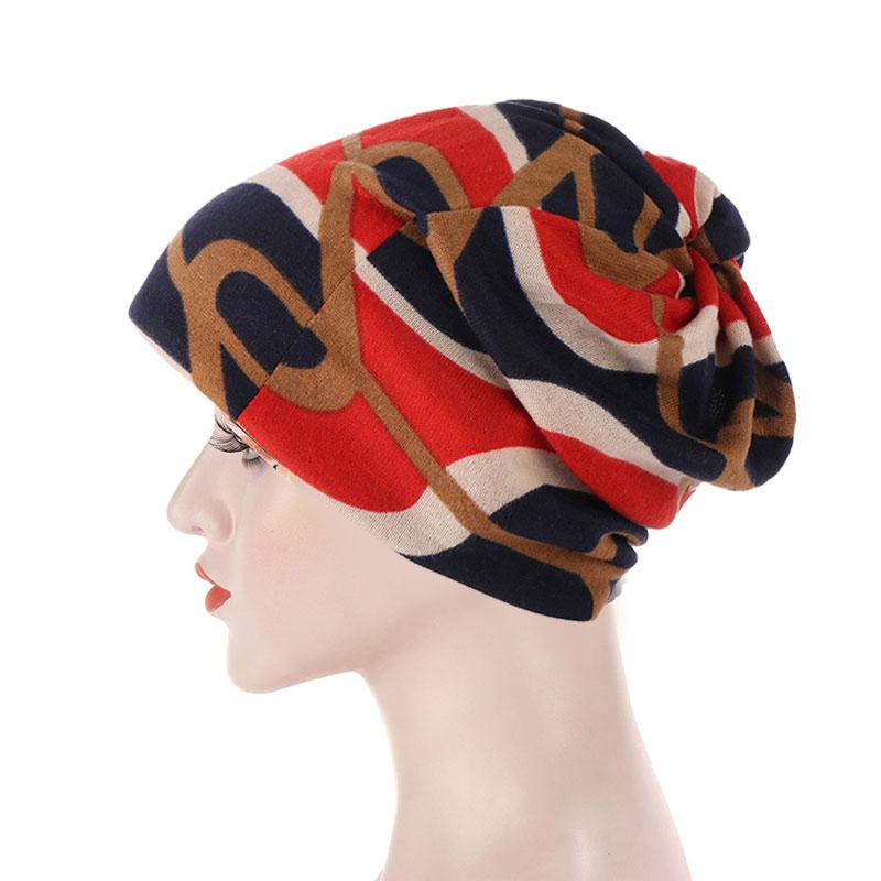 

Beanie/Skull Caps Autumn Winter Printed Hats Decorative Hat Western Style Knitted Warm Sports Cycling Running Comfortable Pullover Cap