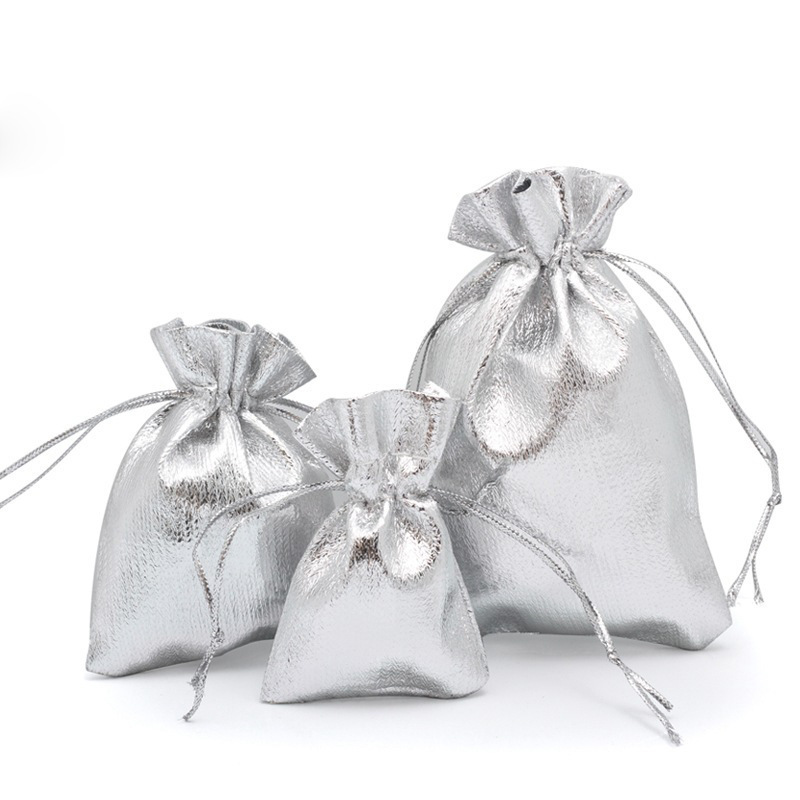 

Moda chapada en oro gasa satinada bolsas joyería joyería bolsas regalo Navidad bolsa 6x9cm 7X9cm 9x12cm 13x18cm