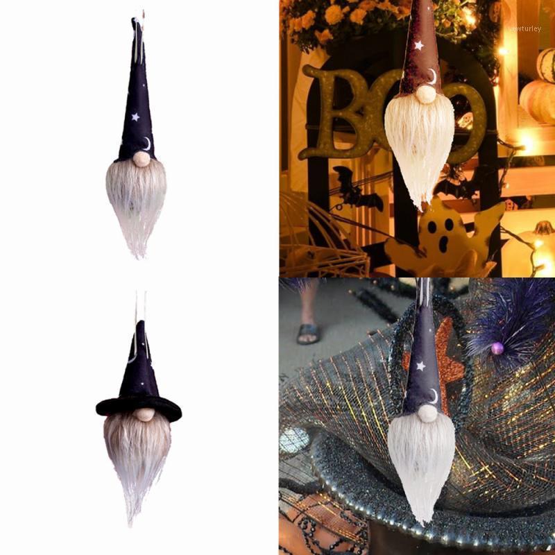 

Party Decoration Halloween Luminous Faceless Doll Lighted Gnome Tree Hanging Pendant Gift Ornaments Supplies