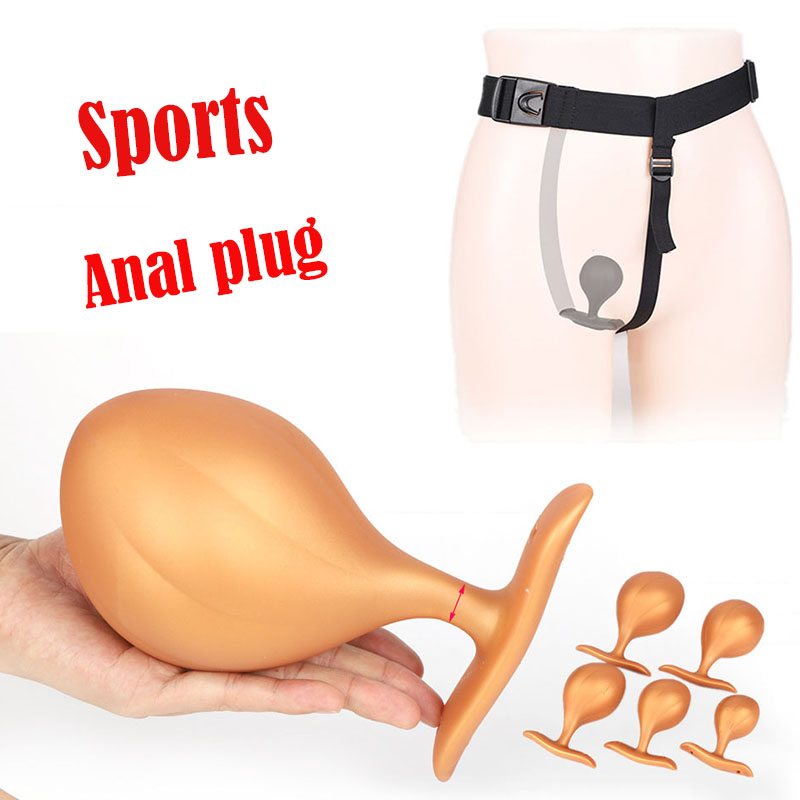 Adult Anal Sex Toys Strap On Anal Plug Big Butt Plug Prostate Massage G-spot Stimulator Silicone Anal Beads Sex Toys For Men Wom-image-733809337
