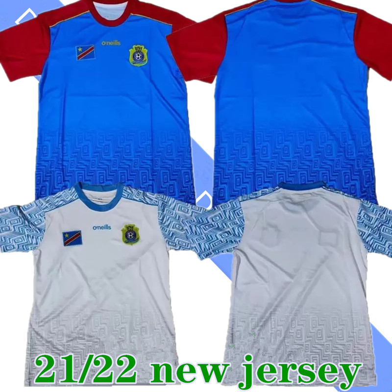 

21/22 Democratic Republic of the Congo soccer jerseys home away bule 2021 2022 Mbemba Christian Luyindama Meschack Elia Samuel Bastien Jackson Muleka football shirt
