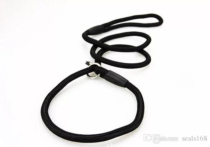 Pet Dog Nylon Rope Training Leash Slip Lead Strap Adjustable Traction Collar Pet Animals Rope Supplies Accessories 0.6*130cm HH7-1173