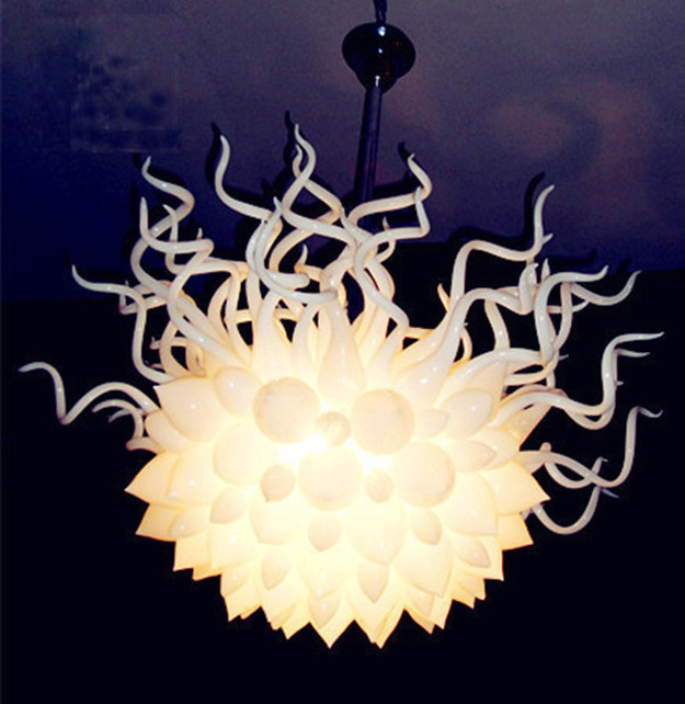 American Simple Main Simple Verre Lustre Pendentif Lampe Bar chambre Chambre à coucher Restaurant Lumière de restaurant