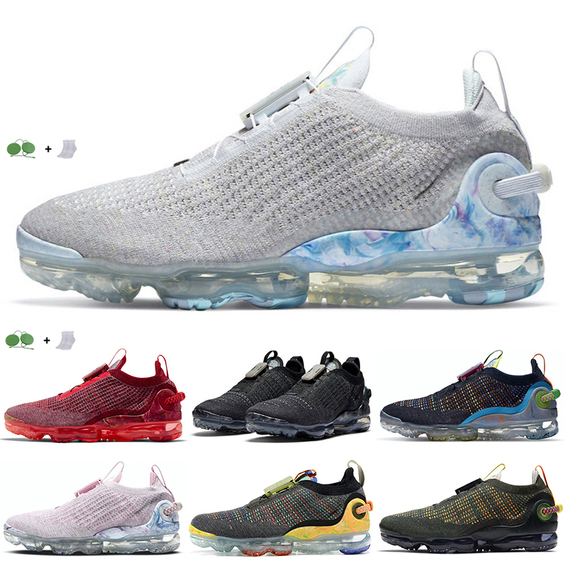 

Metallic designer mens 2020s running shoes womens plus varpormaxs zapatos oreo gray stone blue black Red fashion walking trainers casual sports sneaker size 36-45, 36-45 summit white