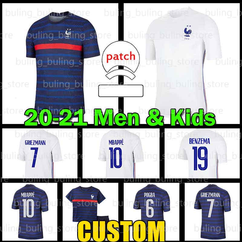 

MAN KIDS WOMEN 2021 GRIEZMANN MBAPPE soccer jersey KANTE 20 21 POGBA shirt Maillot de football France ZIDANE GIROUD Kimpembe PAVARD BENZEMA, Black;yellow