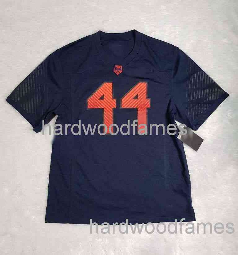 

Cheap cusm Syracuse Orange Football Jersey #44 Navy MEN WOMEN YOUTH stitch add any name number -5XL, Blue
