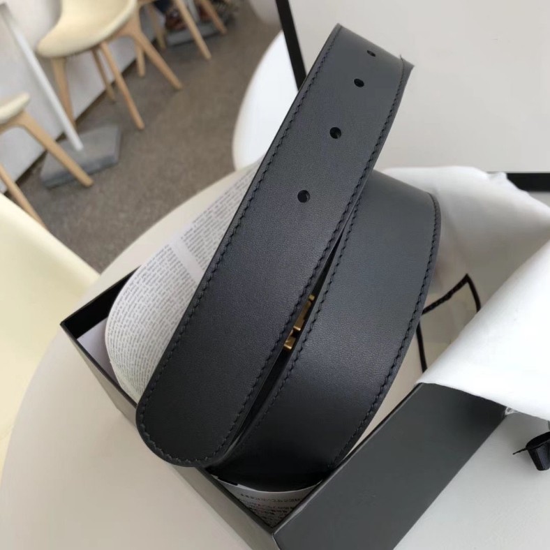 

Men's Women's Fashion Classic Designer Belt Luxury Belt Women's Brand Belt Casual Gold Buckle Letter Logo Smooth Buckle Width 2.0-38mm, No box