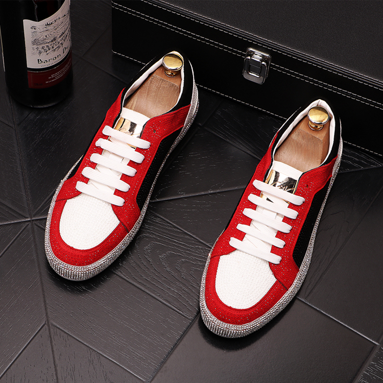 

Brand fashion breathable comfortable casual shoes luxury Lace Up Party Driving Loafers men's White Smoking Slipper Male Walking shoe B25
