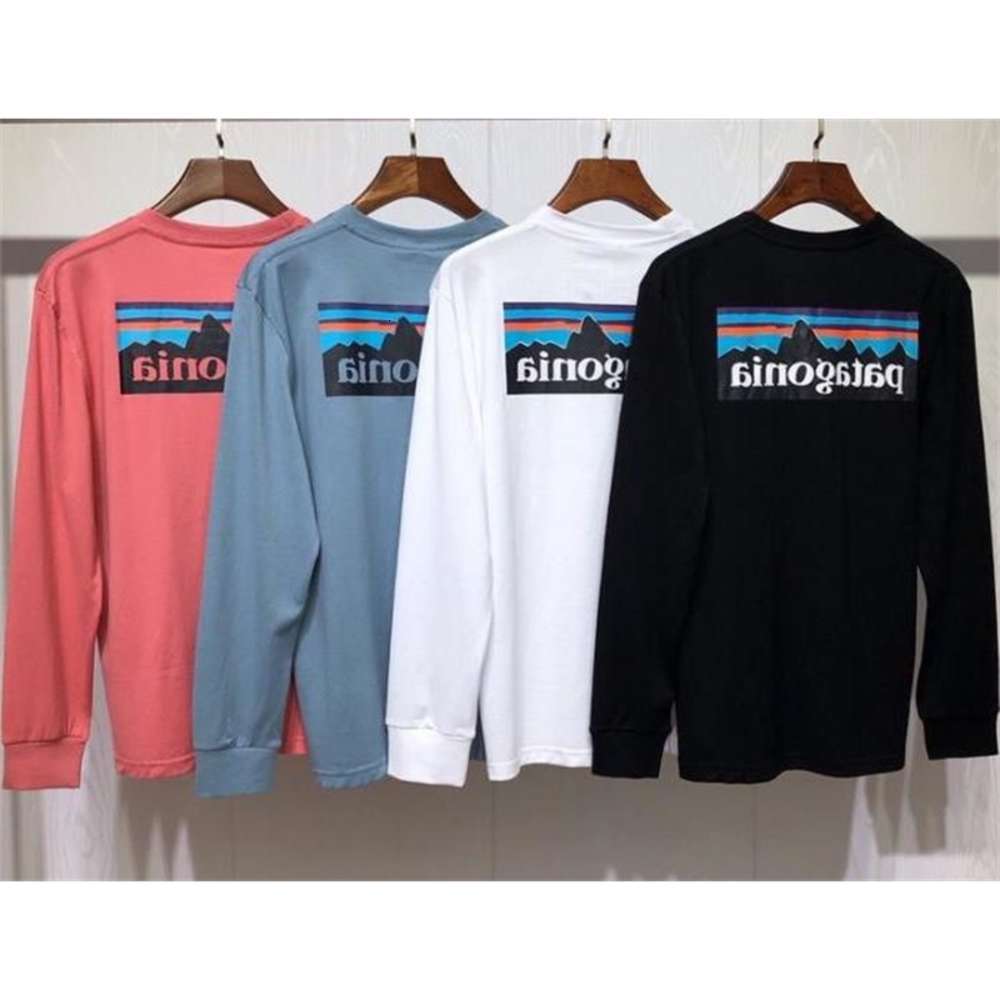 

Sweatshirt Fall Mens Fashion Brand Hoodie Patagonia Skateboard Streetwear Hooded Womens Hoodie Pullover Letter Embroidery, Black
