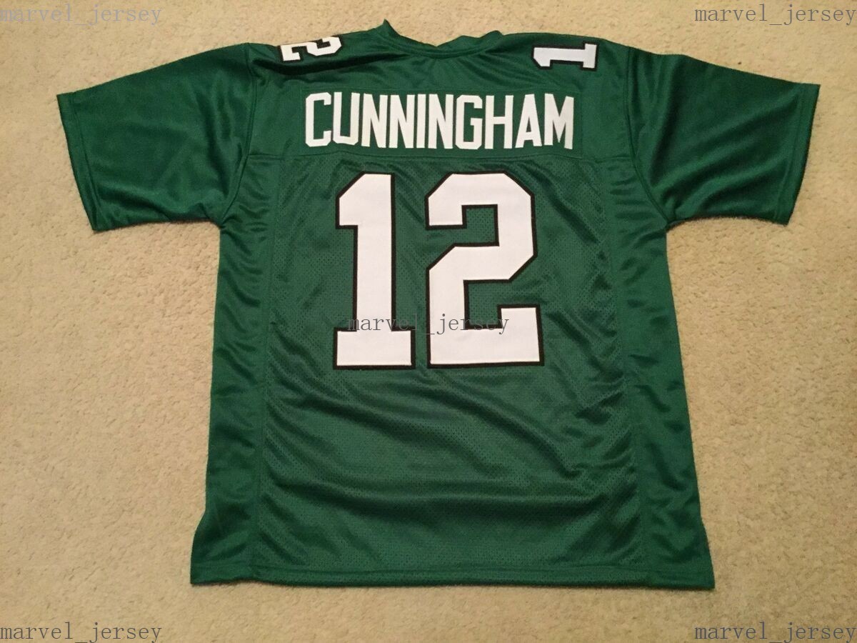 

Cheap Custom Sewn Stitched Randall Cunningham Green Jersey Men Women Youth Football -5XL, As pic