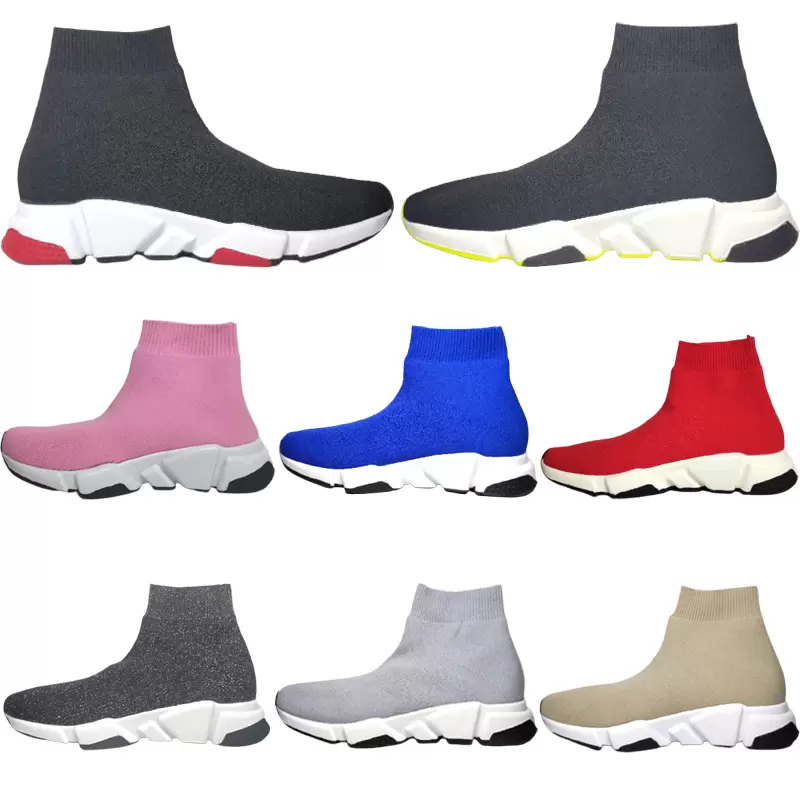 

Sock Walking Shoe Man Woman Speed Trainer Hot Selling Original Paris Lady Black White Red Lace Socks Sports Sneakers Top Boots Clear Sole Sneaker Casual Shoes