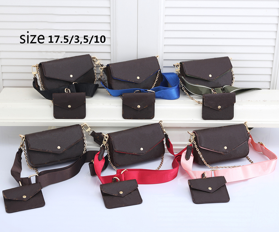 

SELL WELL Newset Women Lady Messenger Bag Fashion Classic pattern Shoulder Bags Genuine Leather Chain Handbags Purse 03, Dustbag