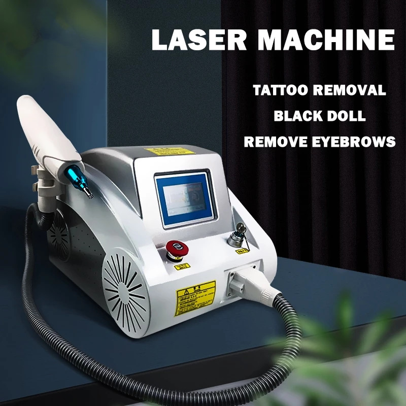 

Portable Q Switch ND Yag Laser Device Tattoo Spot Removal Machine for Carbon Peeling and Pigmentation 1064 nm 532nm 1320nm Wrinkle Removal Skin Rejuvenation