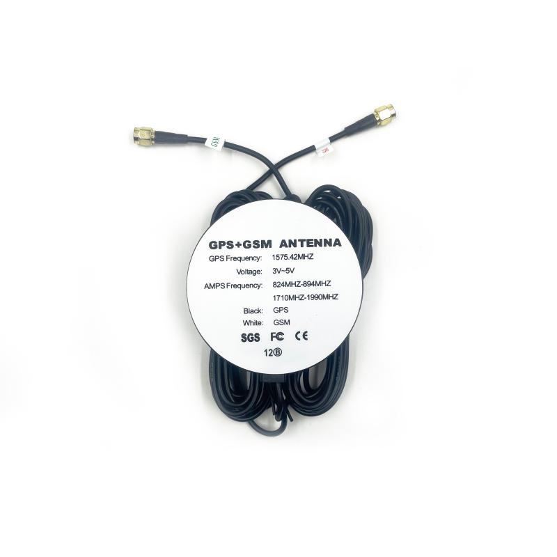 

Car GPS & Accessories QUESCAN RG174 SMA Connector GPS+GSM Combined Antenna Vehicle Navigation Communication Active Magnetic Absorption