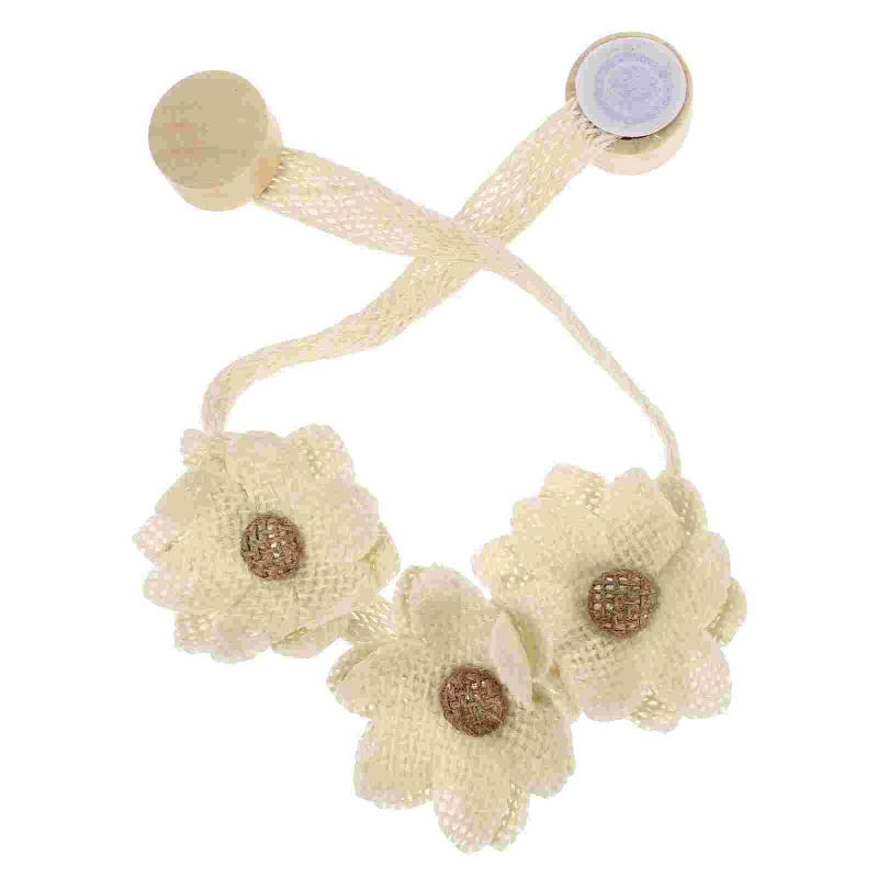 

Curtain & Drapes Cartoon Unique Tieback Magnetic Fixing Tool Flower