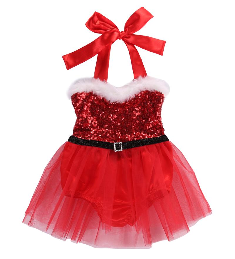 

Jumpsuits Pudcoco Christmas Born Infant Baby Girls Rompers Jumpsuit Tutu Lace Dress XMAS Outfits Costume Princess Girl Clothing, Blue
