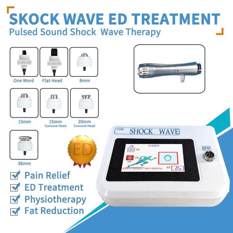 Effective Extracorporeal Shockwave Therapy Instruments Shock Wave Pain Relief Erectile Dysfunction Ed Treatment Physical Therapy Equipment-image-747312718
