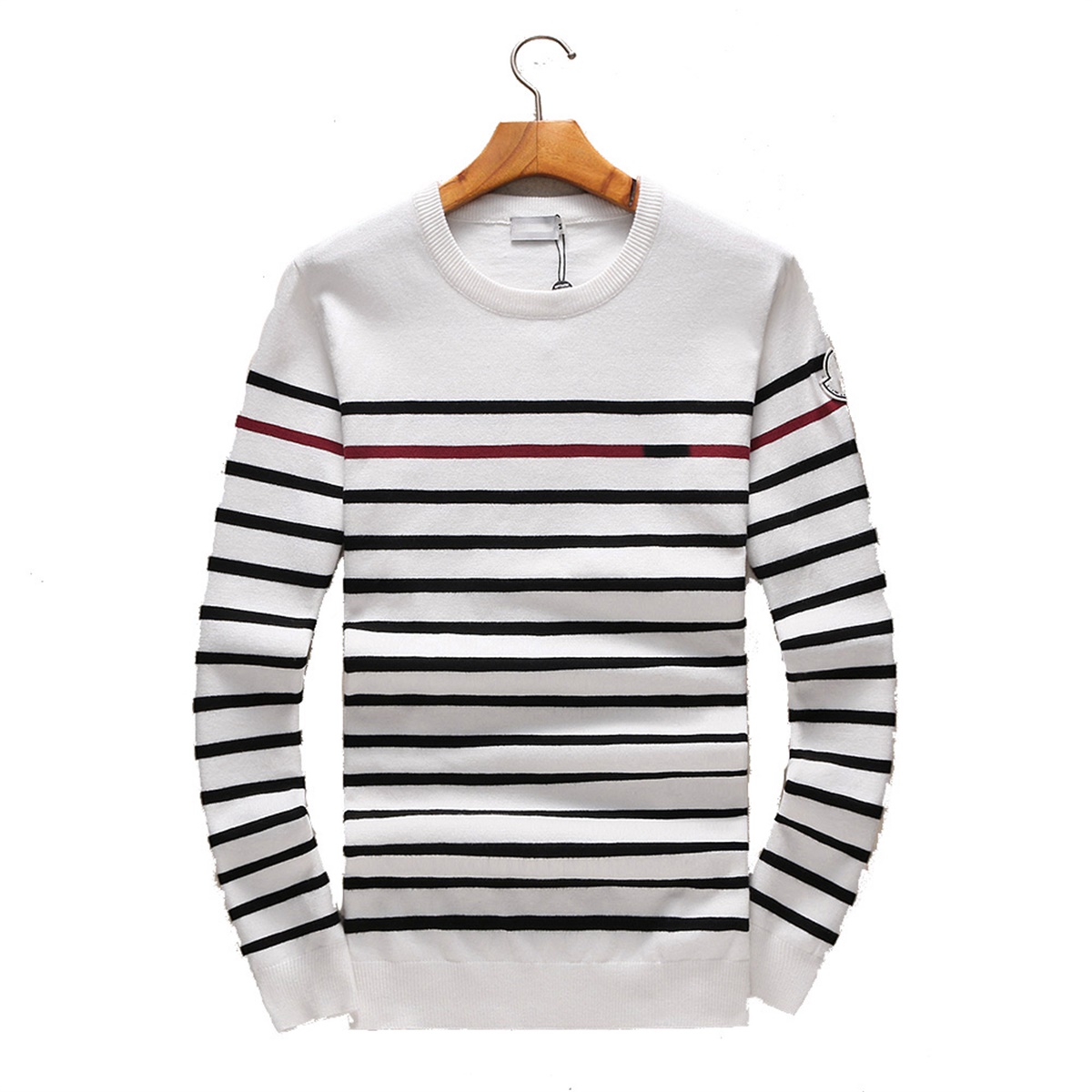 

Mens Designer Sweaters Hoodies Womens Casual Round Neck Long Sleeve Sweater Couples High Quality Sweatshirt Black Size M-3XL D-8, Multi