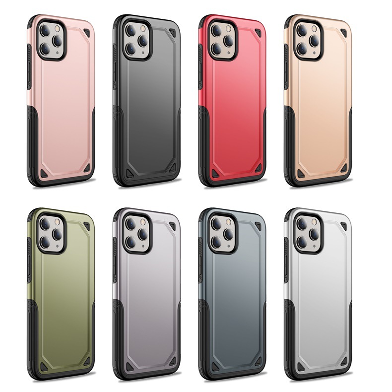 

SGP spigen Hybrid Armor Dual Layer Tough Case Heavy Duty Defender Shockproof Protector for iphone13 12 mini 11 pro max x 7/8/6 plus s21 note20, Black