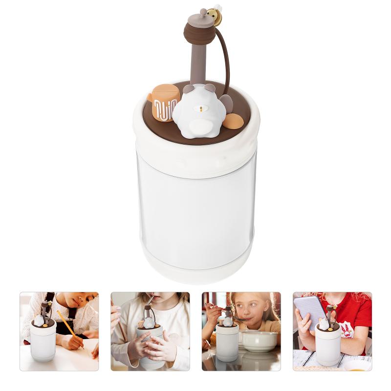 

Water Bottles 1PC Children Use Vacuum Cup With Straw Portable Large Capacity