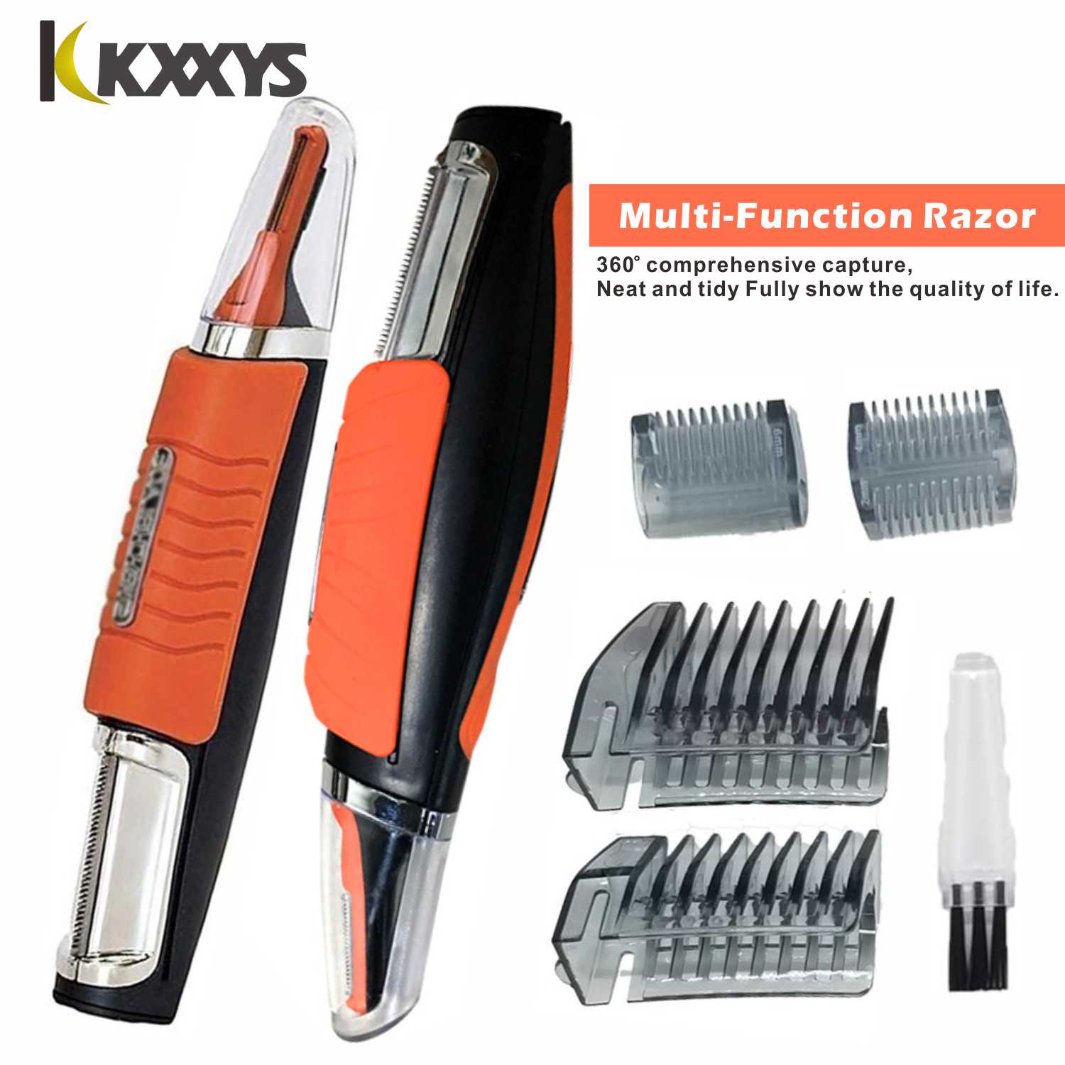 

Micro Precision Eyebrow Ear Nose Trimmer Removal Clipper Shaver Unisex Personal Electric Face Care Hair Trimer With LED Light