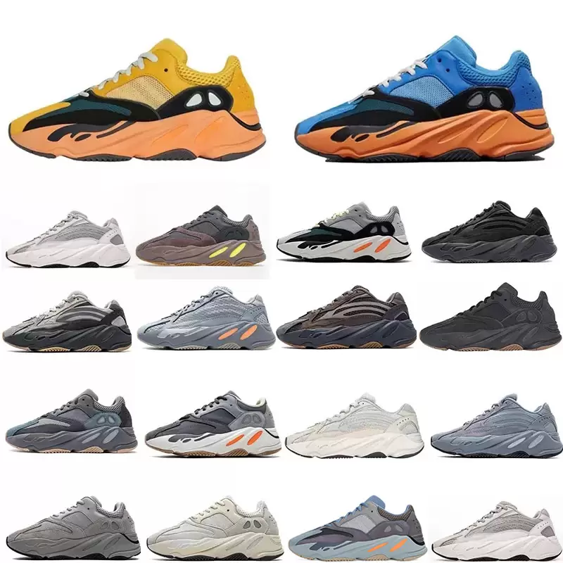 

Static Reflective 700 Running Shoes for mens Breathable Inertia Tephra Solid Grey Utility Black Men Women Sport Designer Trainers Sneakers Eur 36-45