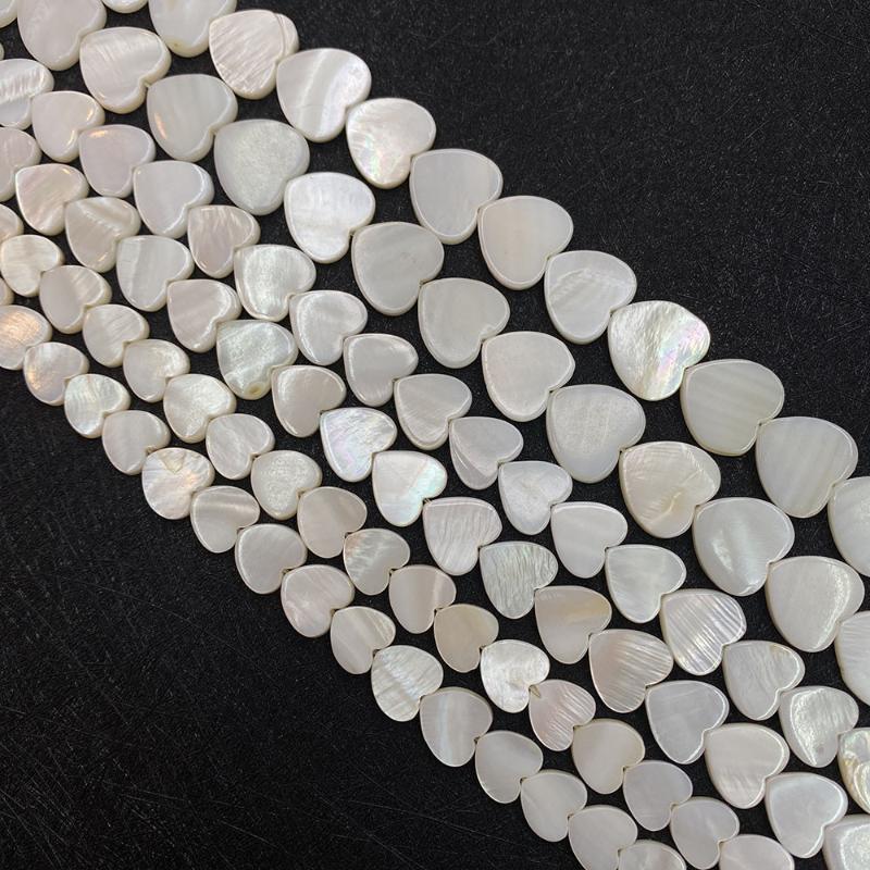 

Other High-quality Natural Shell Horizontal Hole Heart-shaped Beaded Making Girls Bracelet DIY Jewelry Necklace Accessories