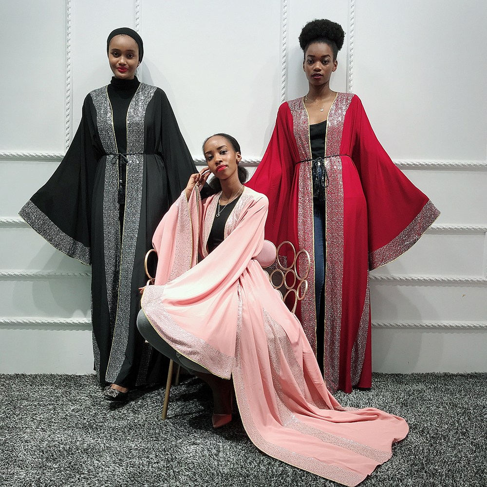 

Kaftan Dubai Abaya Kimono Turkish Hijab Muslim Dress Women African Islam Abayas Robe Musulman Caftan Marocain Islamic Clothing