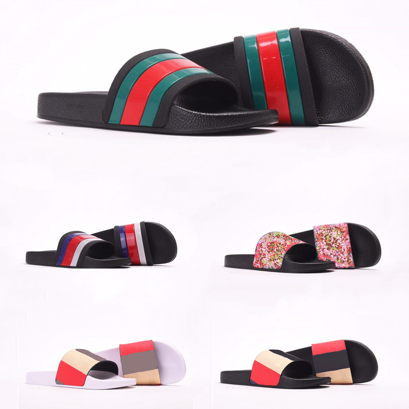 

Luxury Top Paris Slippers Mens and Womens Summer Beach Flip-flop Loafers Black White Pink woman Indoor Shoelace Box