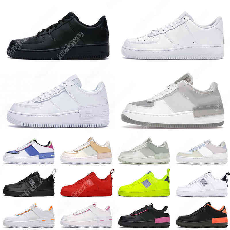 

Nike Air Force one shadow running shoes men women sneakers Summit Wolf Grey White Pale Ivory Spruce Aura Triple Black Flax mens trainer, # 19