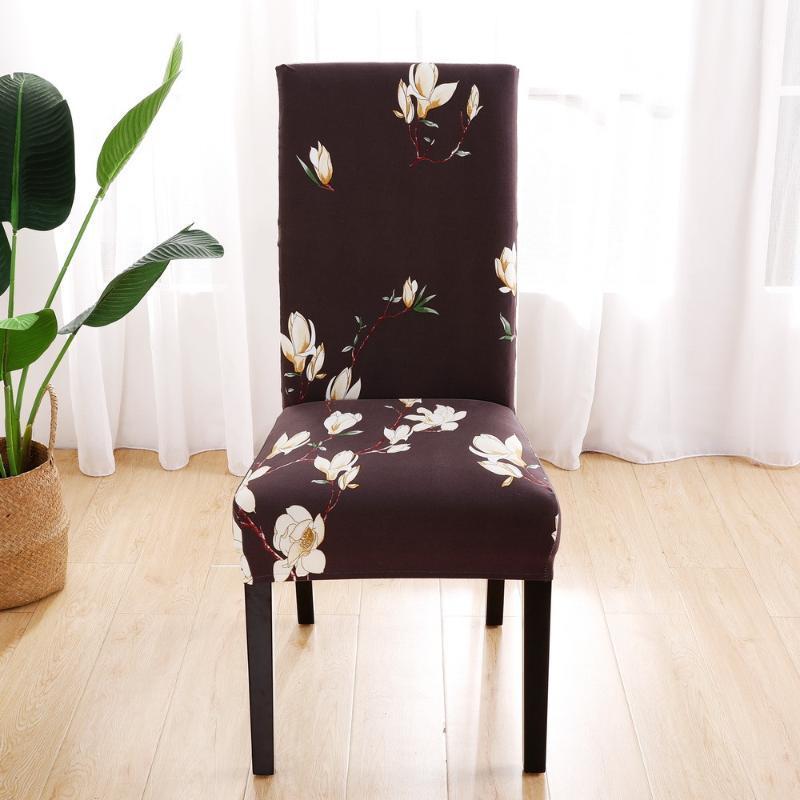 

Dining Chair Cover Jacquard Spandex Elastic Stretch Slipcover Case For Chairs Kitchen El Wedding Banquet Seat Covers