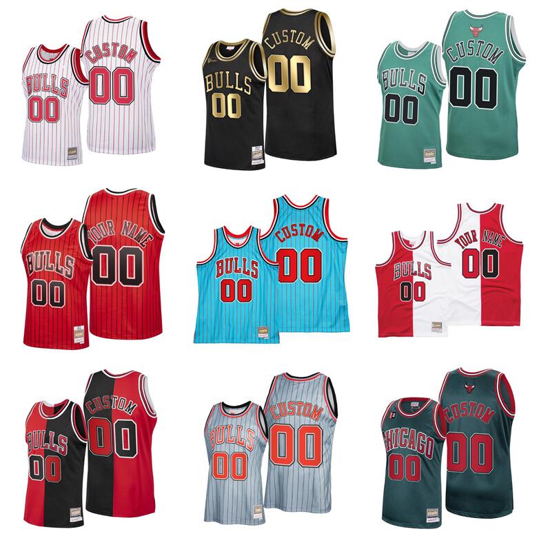 

Custom Stitched Basketball jersey 2 Ball 9 Vucevic 11 DeRozan 6 Caruso Any Name Number Mitchell & Ness Hardwoods Classics retro Jerseys Men, Black;red