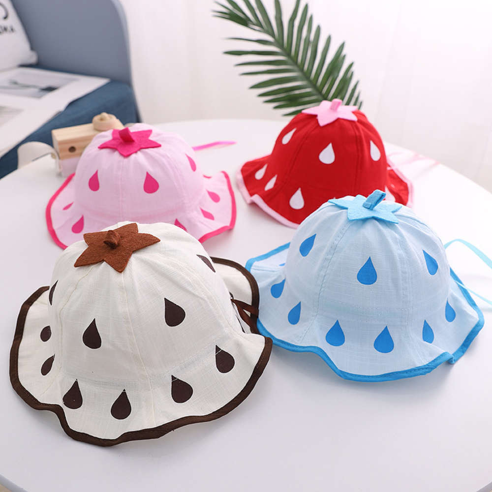

Bida children's printed Princess NET spring and summer thin baby sun boy fisherman's hat, Yellow
