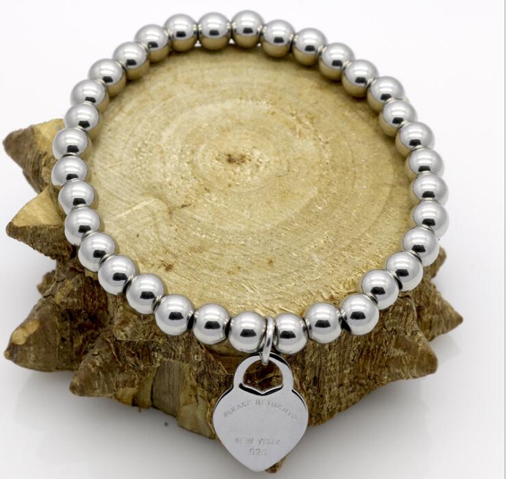 

Silver Heart card bracelet Jewelry Love Girlfriend Gifts Women Trend Fashion Classic Style handmade Original