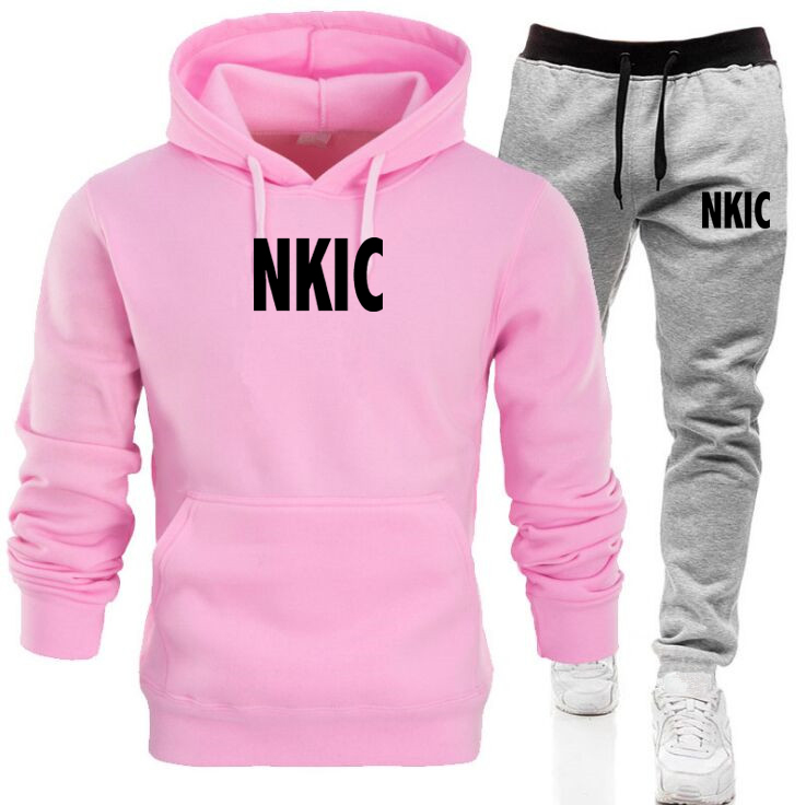 

2022 Men's Clothing Men Tracksuits Sets Brand letter Printing Hoodie Set Fleece Sweatshirt Casual Sport Sweatpants Mens Plus Size S-3XL