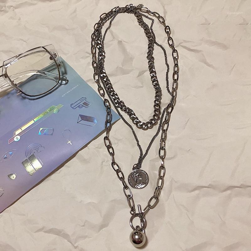 

Hip Hop Chain Men Women Multilayer Necklace Waterproof Link Curb Chains Jewelry Pendant