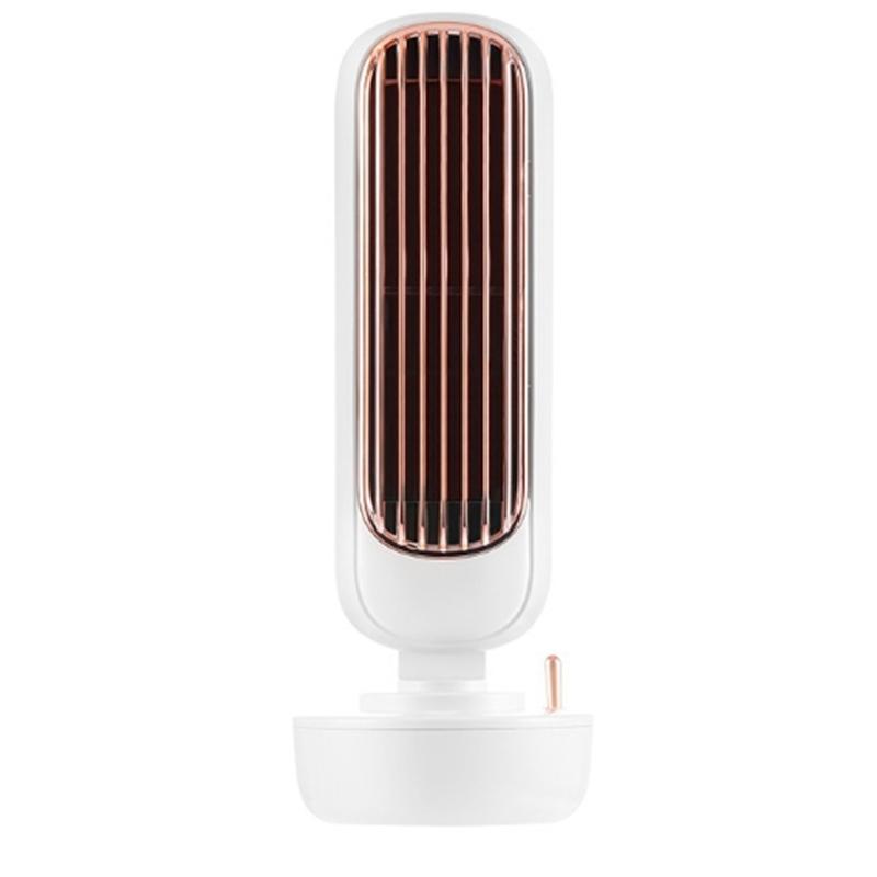 

Electric Fans Portable USB Tower Type Bladeless Water Spray Mist Fan Handheld Retro Cooling Air Conditioner Humidifier