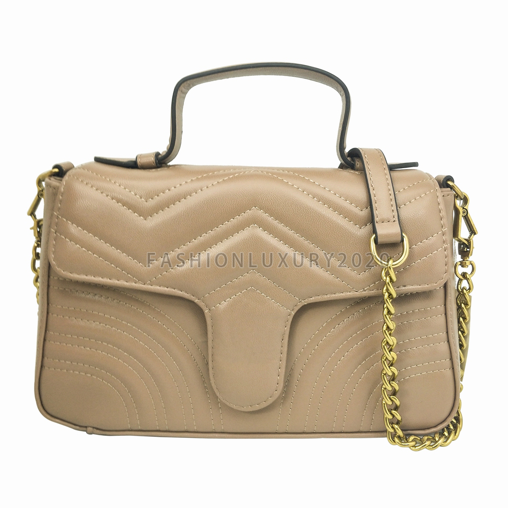 

Fashion Shoulder Bags Women Chain Crossbody Bag Pu Leather Handbags Purse Female Messenger Tote Bag 5 Colors 28CM, Black