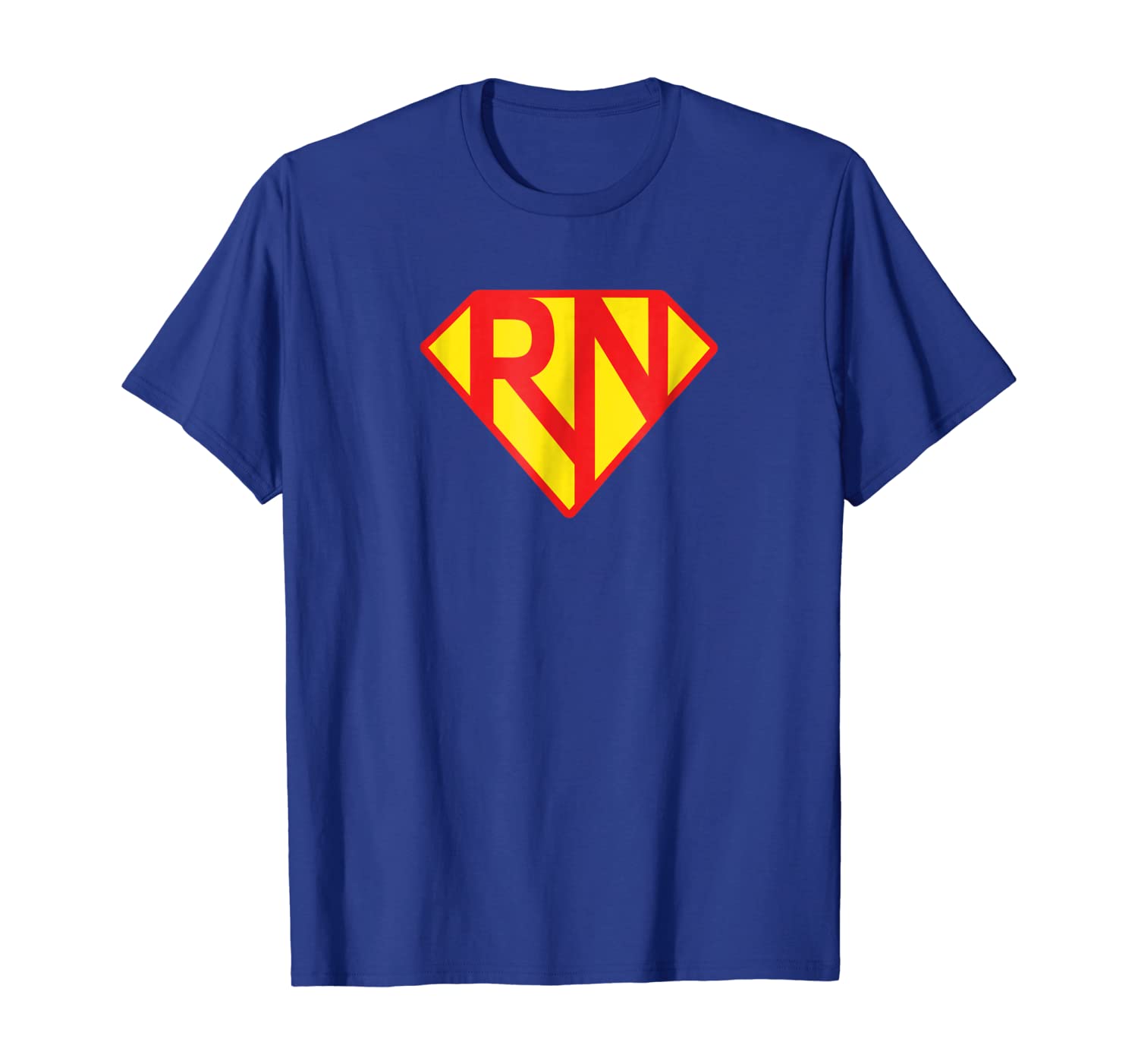

Registered Nurses (RN) are Super Heroes T-Shirt, White;black