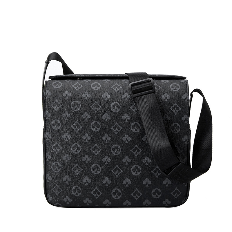

Fashion Men Handbag Crossbody Shoulder bag printed Messenger bags black flower 24cm designer style Purse 35 colors Mobile phone storage Original picture contact me