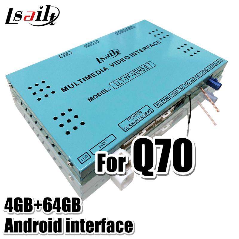 

Car GPS & Accessories 4GB PX6 Lsailt CarPlay/Android Video Interface With YouTube, Netflix, Yanex , HDMI OUT For Infiniti 2021- QX50 QX80 Q7