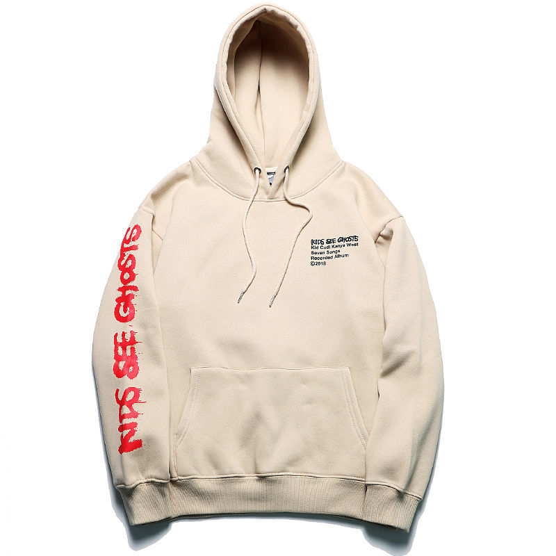 

KANYE CPFM KID CUDI hoodies sweatshirts streetwear pullover sweatshirt hooded long sleeve pocket warm thick couples printing loose casual SEE GHOSTS hoody, Look other product