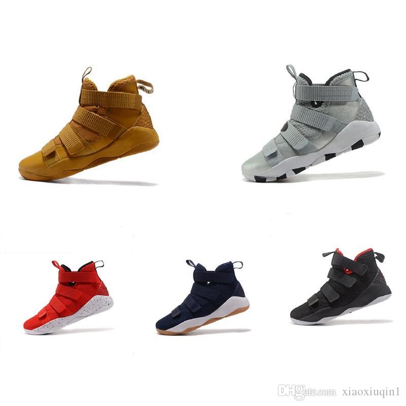 

Mens what the Lebron Soldier XI 11 High basketball shoes for sale Lebrons 11S MVP BHM Kay Yow Hare Graffiti Cold Blue youth James Max zoom s, Color 5