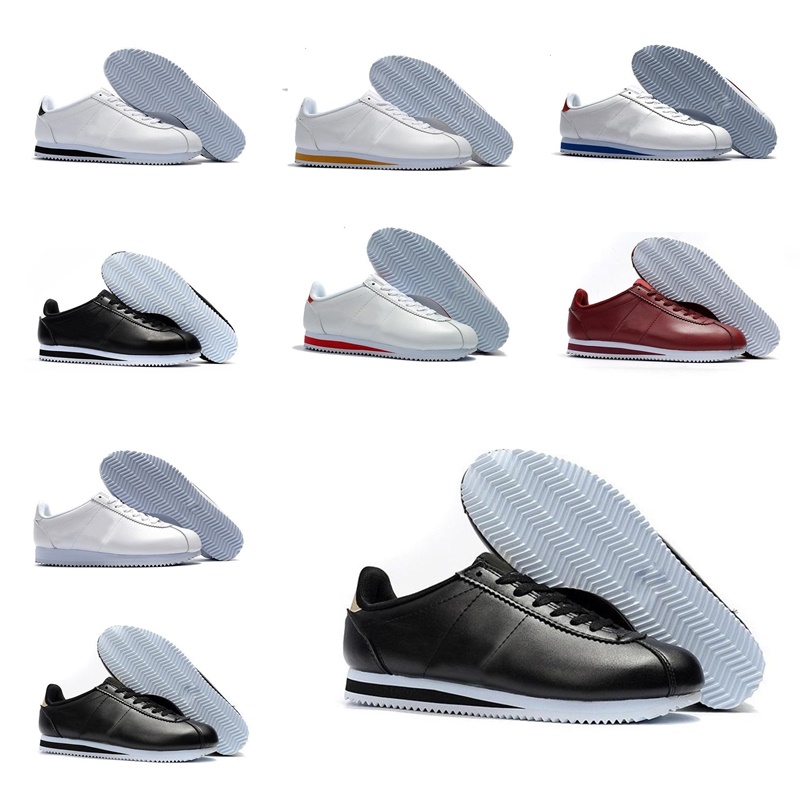 

2021 Cortez shoes men and women sports Boots leather original walking casual shoe size us 5.5-11 K2102 OUH1X55, Black