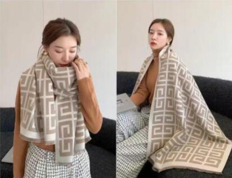 

Classic fashion scarf new autumn and winter warmth cashmere ladies mid-length shawl A62k 180*70CM