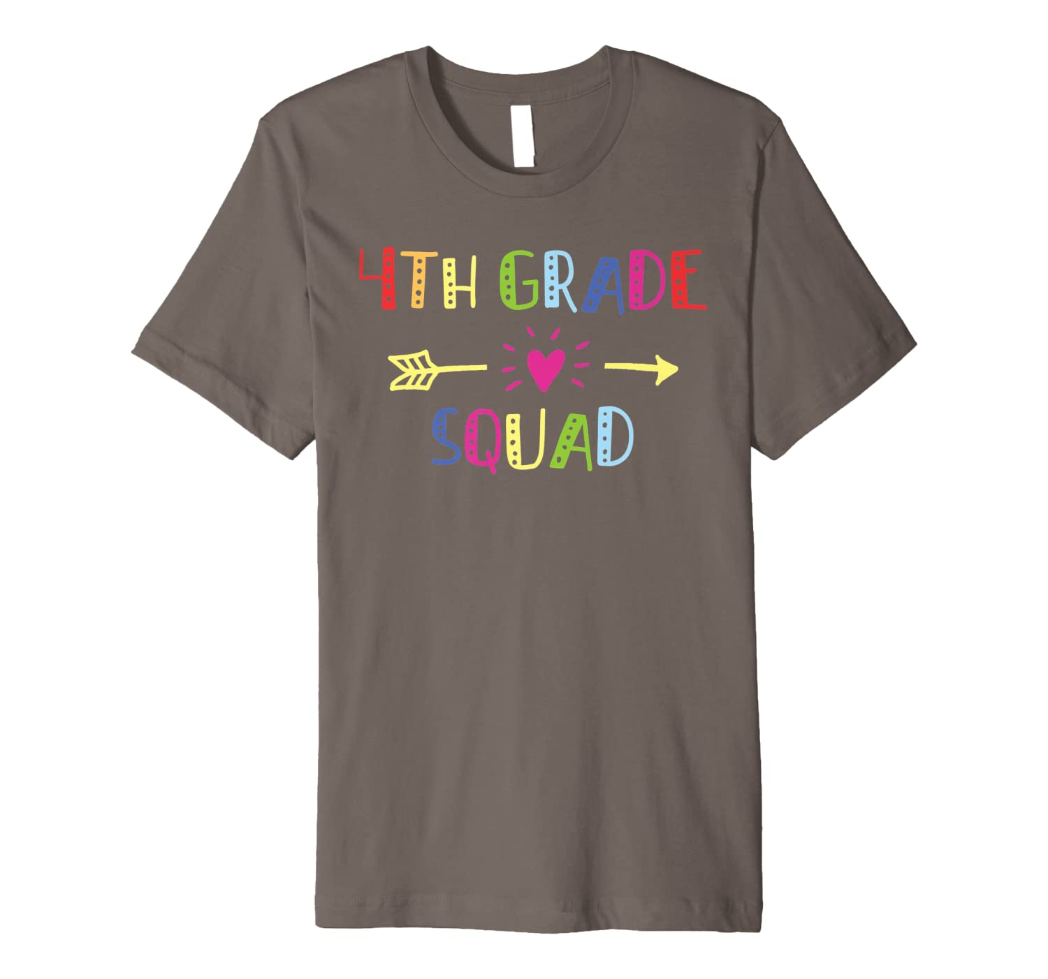 4th Fourth Grade Squad Last Day Of School Teacher Student Premium T-Shirt-image-699236675