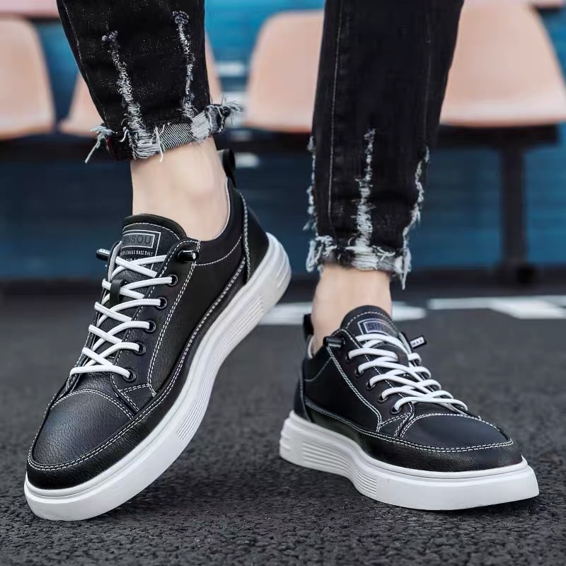 

dress shoes casual spring shoes and you'l l see ventilation fine male female versatile trend plate low small white muxp 7uqu zqyq, Black