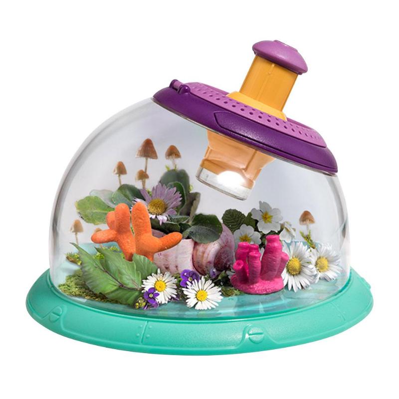 

Aquariums Portable Small Fish Tank Mini Aquarium Accessories Plastic Transparent Insect Observation Box Viewer For Kids Children